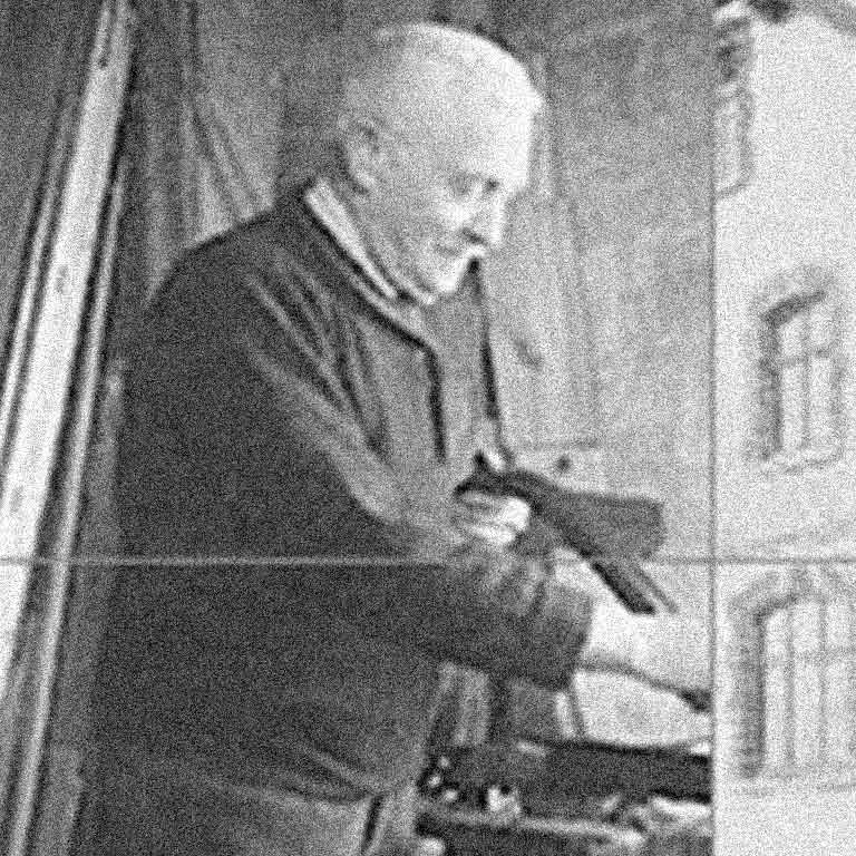 Porträt von August Ritz, Gründer der Schreinerei Ritz 1903